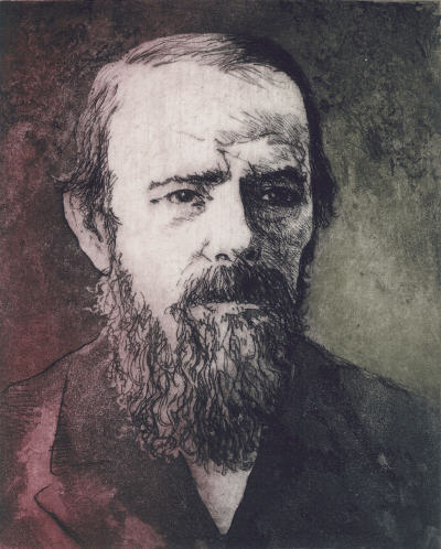 portrait of Fyodor Dostoyevsky