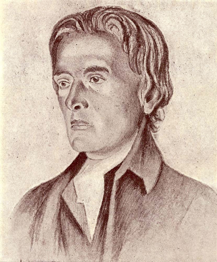 sketch of William Hazlitt
