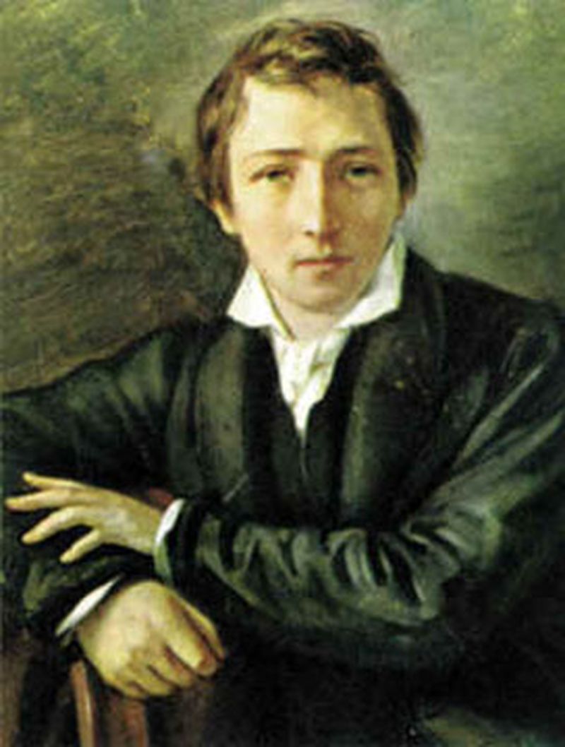 portrait of Heinrich Heine