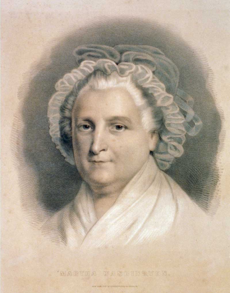 portrait of Martha Washington