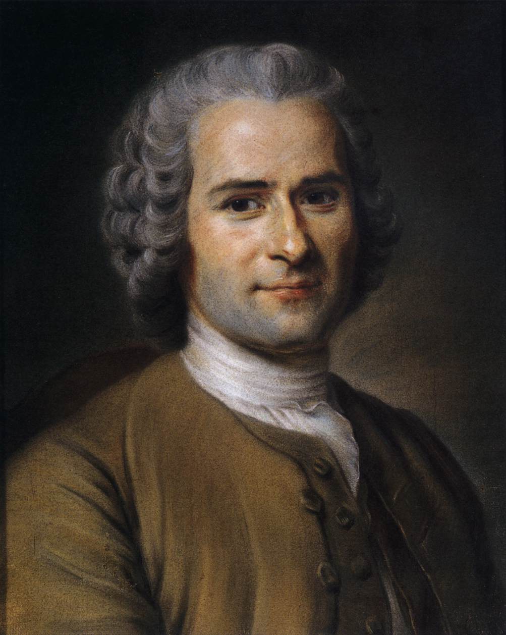 portrait of Jean-Jacques Rousseau